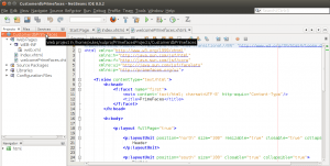 Netbeans explorando el proyecto creado