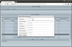 Primefaces CRUD CREATE