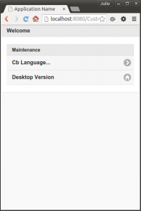 Primefaces CRUD Mobile version