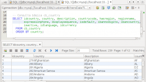 Tutorial Mariadb - Consulta sobre cb_country