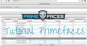 Tutorial Primefaces 1 Definición del proyecto y creación de Primefaces CRUD