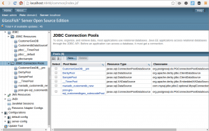 Primefaces Project - Glassfish - JDBC Connection Pool