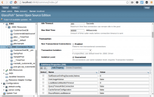 Primefaces Project - Glassfish - Creando un nuevo Connection Pool - General Settings