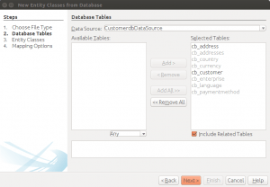 Primefaces Project -Generamos las entidades para todas las tablas