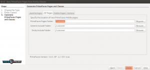 Primefaces Project - JSF Pages