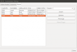 JFrame - JTable cargamos unos cuantos datos