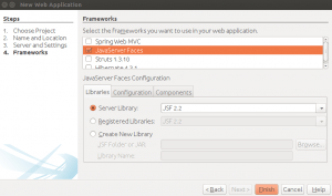 JSF 2 Create Project - Wizard - Selección de JSF 2.2JSF 2 Create Project - Wizard - Selección de JSF 2.2