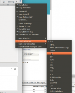 Jasper Reports - New Report - Diseño - Vista previa en PDF