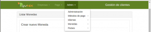 Menú personalizado con GvNIX