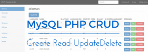 MySQL PHP CRUD