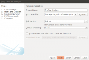 PHP Project - Damos nombre y ubicación al proyecto