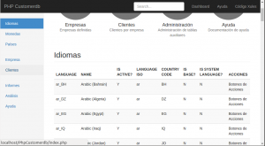 PHP Application - Actualización de la tabla con Bootstrap