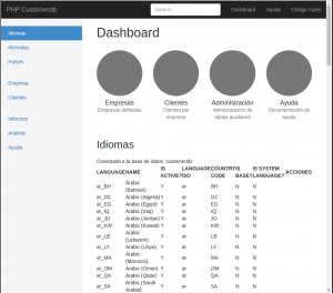 PHP Project - Adaptación Bootstrap CbLanguage