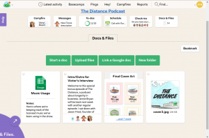 Basecamp - Ejemplo de documentacióin y ficheros