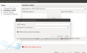 Servicios web RESTFul Java - Nuevo Datasource
