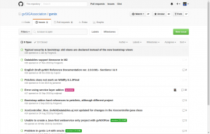 GitHub - Incidencias en el ejemplo del proyecto GvNIX