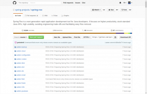 GitHub - Ejemplo del proyecto Spring Roo