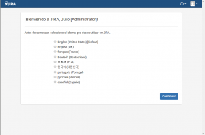 Jira - Proyecto - Configurando Idioma