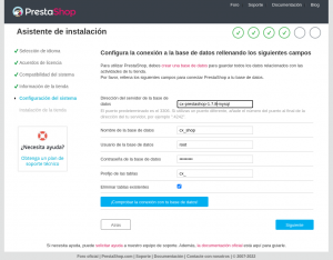 Docker Compose - Prestashop - 04 - Configuración de la base de datos