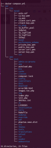 Docker Compose - Prestashop - Árbol de la instalación finalizada