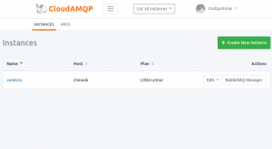 Cloud AMQP - 02 - Creación de instancia