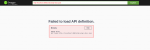 Swagger- Visualización inicial definiendo OA\Info()