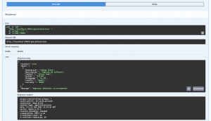 Swagger - Resultado de la llamada al método GET de api/enterprises