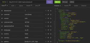 ADMIN APP - API - Actualización de un cliente (update)