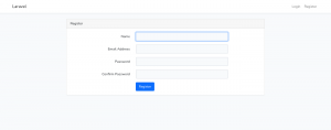 ORDERS APP - Página de registro autogenerada